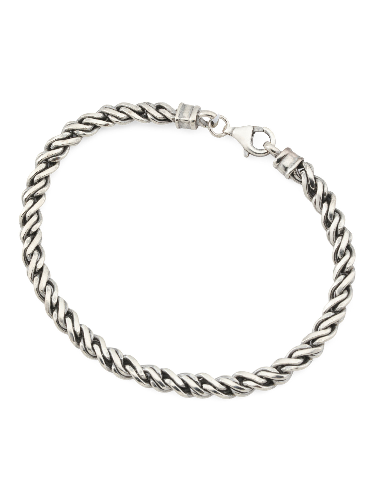 Men's Sterling Silver Beck Rope Chain Bracelet | TJ Maxx