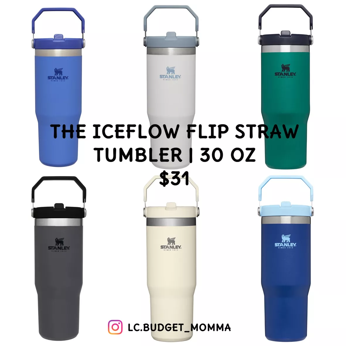 The IceFlow Flip Straw Tumbler, 30 OZ