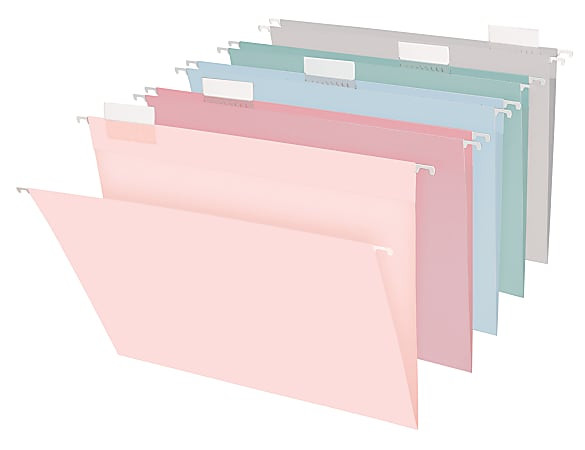 Office Depot Brand Hanging File Folders 15 Cut Letter Size Assorted Pastel Colors Pack Of 25 Fold... | Office Depot and OfficeMax 