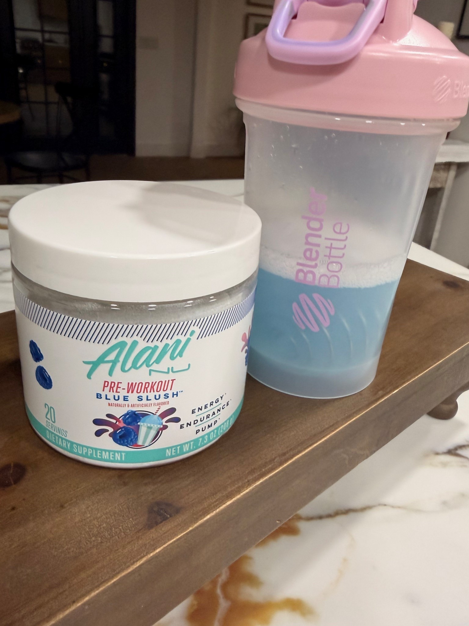 Favorite pre-workout 🩷💙