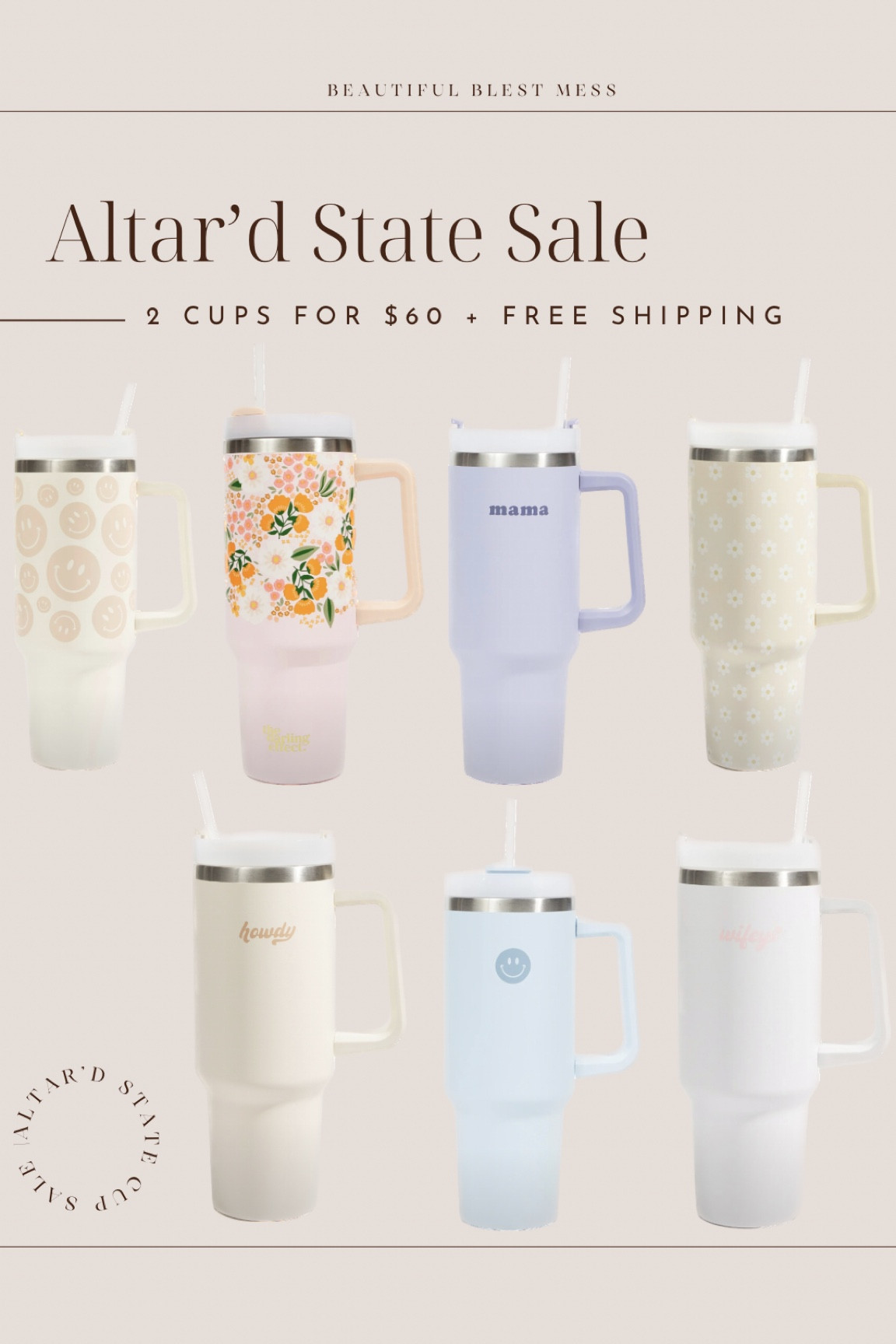 Altr’d state cup sale + sale alert + Stanley cup dude + tumbler cup + cups for summer + beach essentials + summer need + back to school cup

#LTKhome #LTKBacktoSchool #LTKsalealert