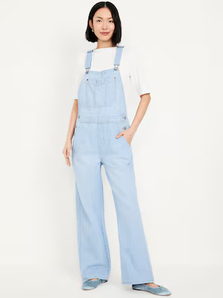 Baggy Wide-Leg Jean Overalls | Old Navy (US)