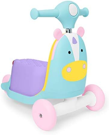 Skip Hop 3-in-1 Baby Activity Push Walker to Toddler Scooter, Zoo Unicorn | Amazon (US)