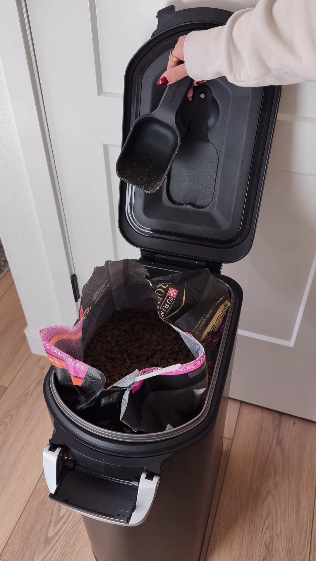 Looking for the best airtight dog food container? This pet food storage bin keeps dog food fresh, helps lock out moisture, and includes a convenient scoop for easy feeding.

#LTKmorningroutine #LTKdayinmylife #LTKSaleAlert