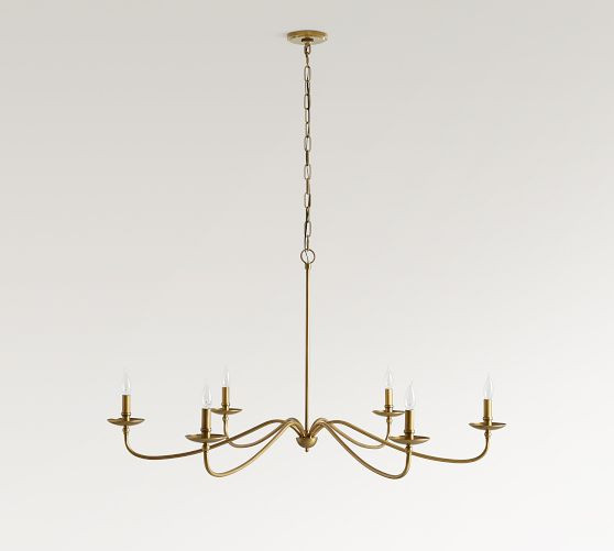 Lucca Iron Chandelier (38"-50") | Pottery Barn (US)