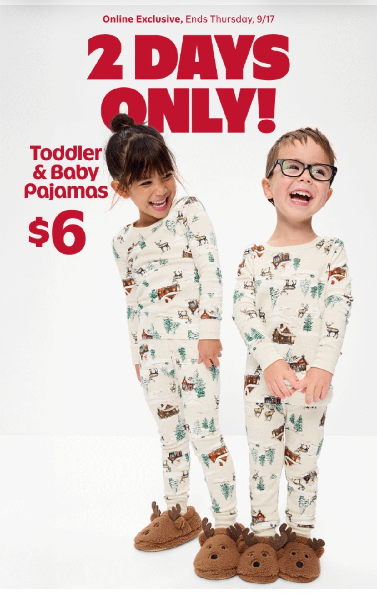 ALL Toddlers And baby pajamas are $6 at Old Naby, that’s a 65% off discount!! 
fall pajamas 
Christmas pajamas 
halloween pajamas 
everyday pajamas

#LTKKids #LTKBaby #LTKSaleAlert