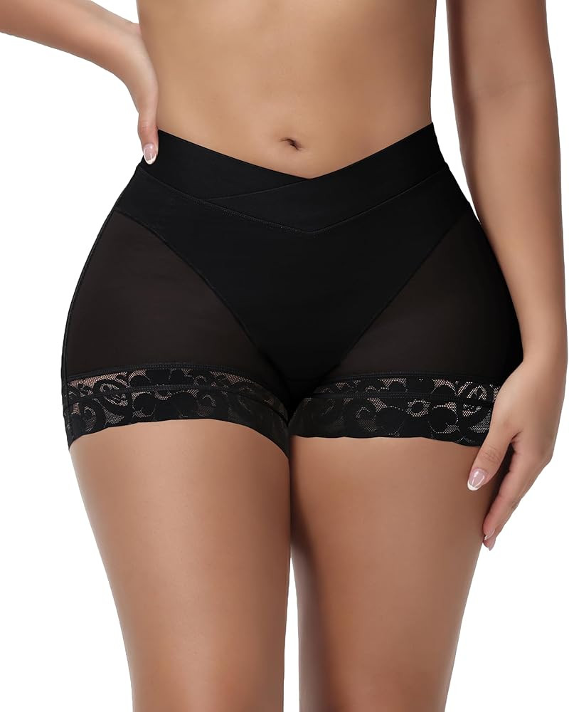 SHAPSHE Butt Lifting Panties Tummy Control Shapewear Shorts V Shaped Body Shaper Shorts Fajas Col... | Amazon (US)