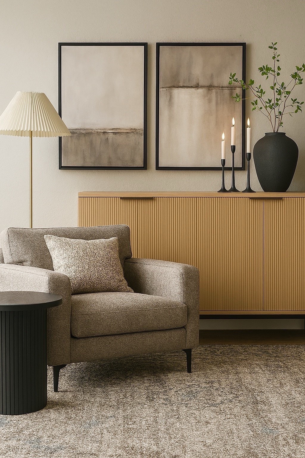 Neutral Living Room Finds from Amazon That Look High-End

Follow @farmtotablecreations on Instagram for more home inspiration.

If you love that warm, elevated look without the designer price tag… this space is proof you can get it on Amazon. From the textured accent chair to the fluted cabinet and those simple black candlesticks, every piece adds depth while keeping things calm and cohesive. The neutral artwork and soft lighting tie it all together for that cozy, pulled-together feel that works year-round.

#accentchair #consolecabinet #floorlamp #tablelamp #wallart #candlesticks #livingroomfurniture #neutralrug #throwpillow #cozychair #flutedfurniture #neutraldecor #homedecorfinds #livingroomstyle #amazonhomefinds

#LTKSaleAlert #LTKHome