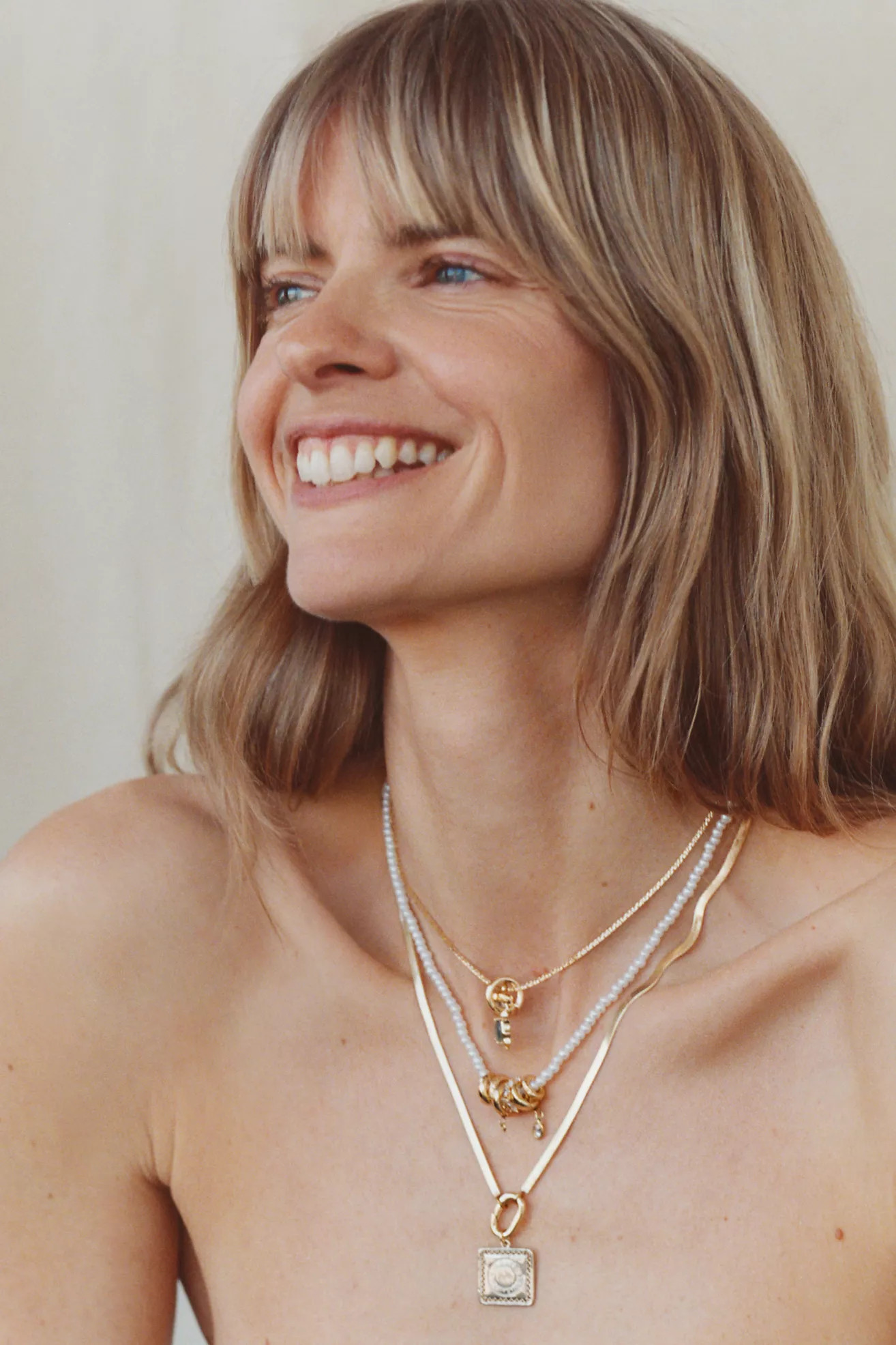 Shades of Sea Layered Necklaces: Delicate Charm Edition | Anthropologie (US)