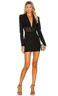 Michael Costello x REVOLVE Chase Jacket Dress in Black from Revolve.com | Revolve Clothing (Global)