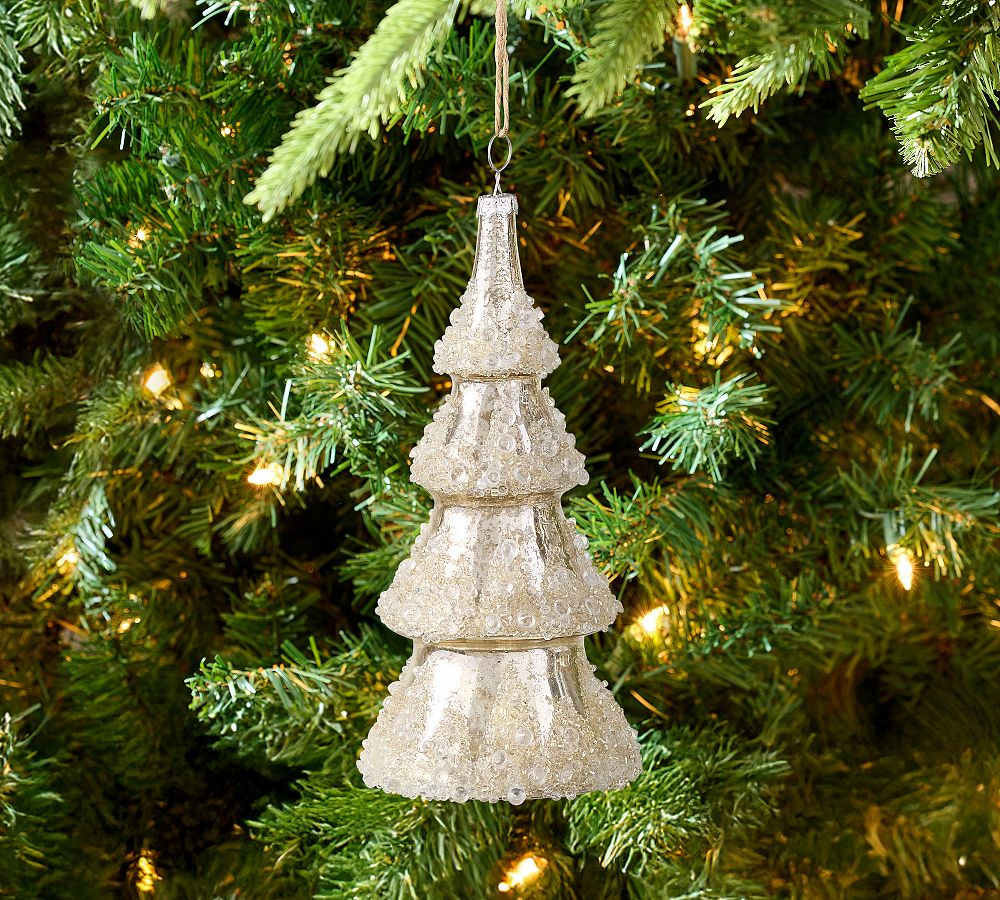 Mercury Silver Tree Ornament | Pottery Barn (US)