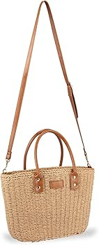 YXILEE Straw Bag for Women - Handmade Women's Straw Purse Bag - Perfect for Summer Vacation Beach... | Amazon (US)