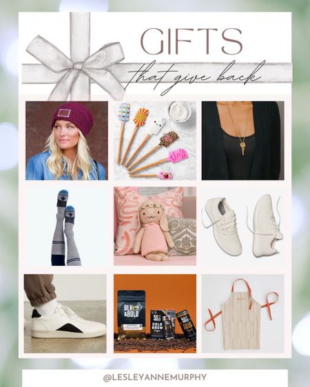 Gifts that giveback - my favorite category! Love your melon beanie for mom, bombas compression socks for the jet setter, an apron from minted, and more! All of these gifts giveback to an amazing cause and make gifting so much sweeter. 

#giveback #giftsthatgiveback 

#LTKGiftGuide #LTKHoliday #LTKfindsunder100