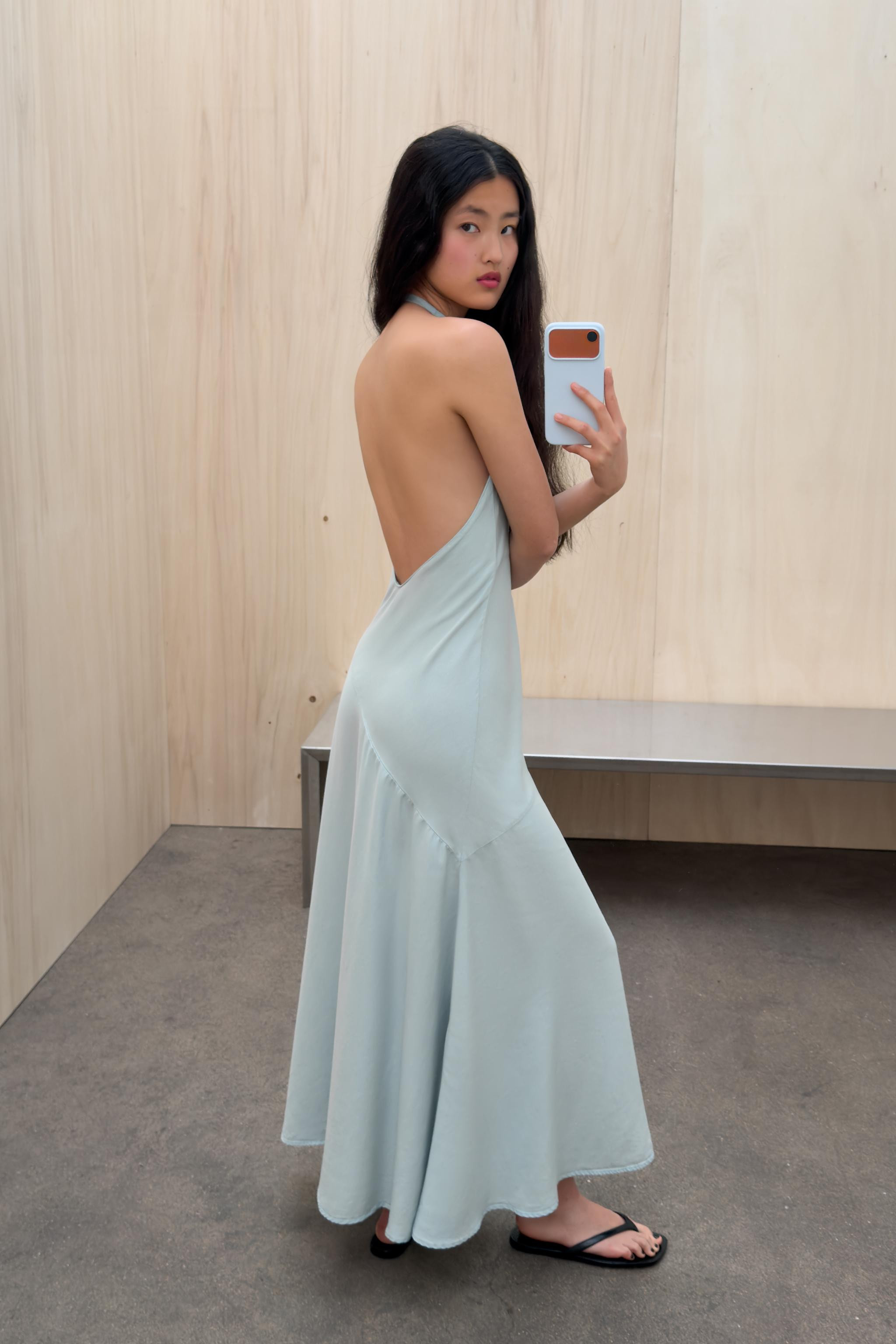 FLOWY HALTER DRESS | Zara US