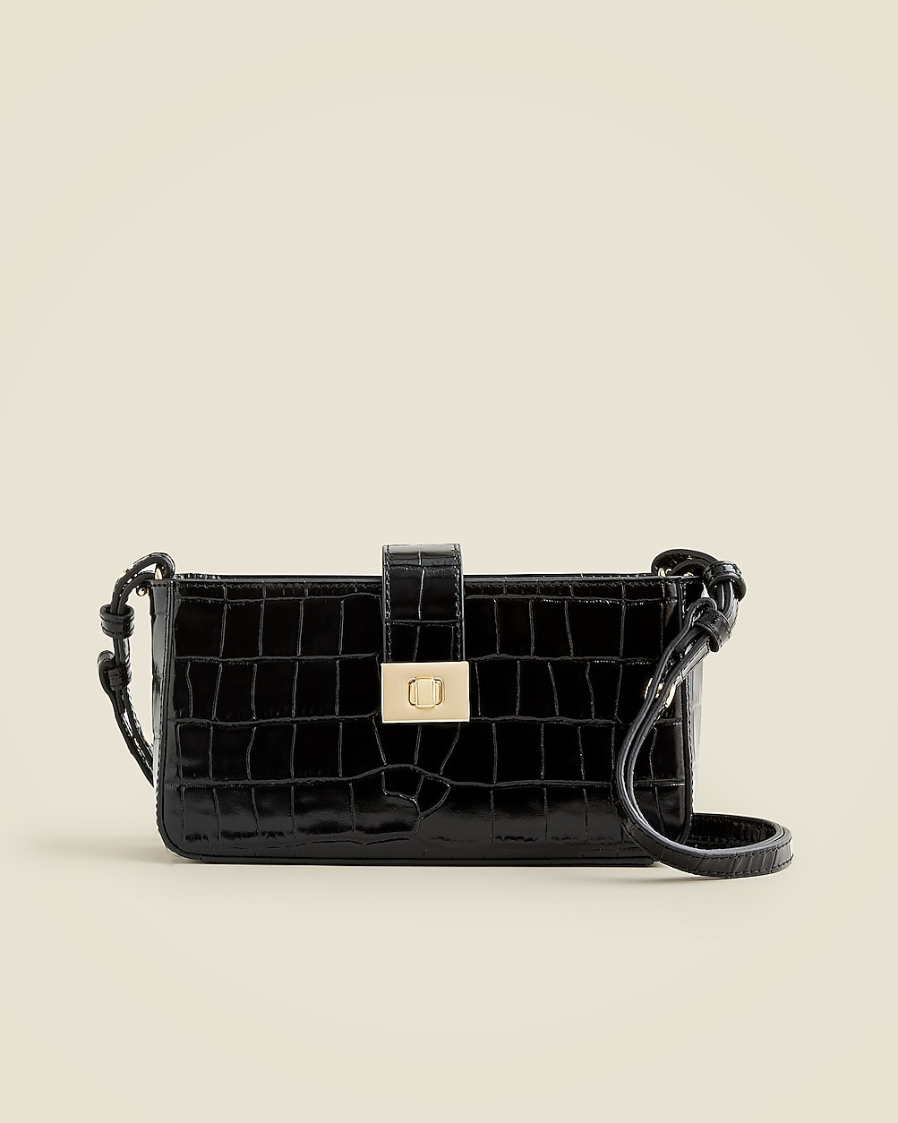 Edie three-in-one bag in croc-embossed Italian leather | J. Crew US