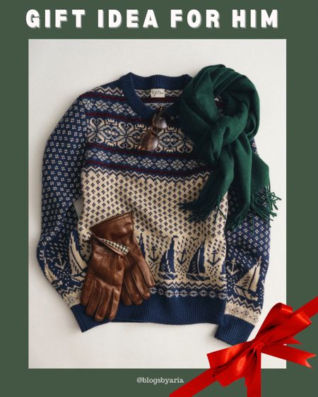 Gift idea for him 🎁 mens gift ideas, men’s sweater, leather gloves, cashmere scarf, aviator glasses 

#LTKSeasonal #LTKmens #LTKGiftGuide