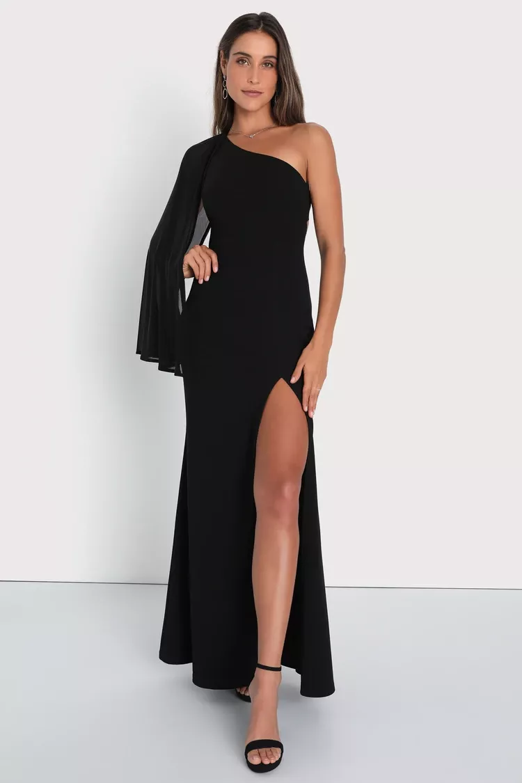 Lavish Style Tulle Maxi Dress Black curated on LTK