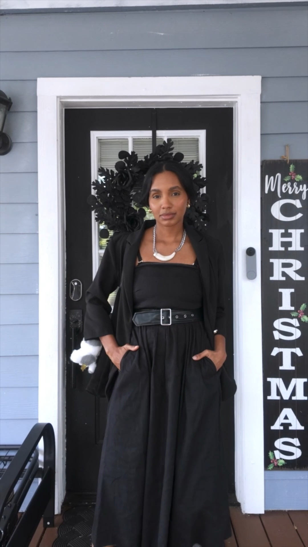 A midi dress but make it alt. 

#wfhoutfit 

#LTKdayinmylife #LTKWorkwear #LTKgrwm