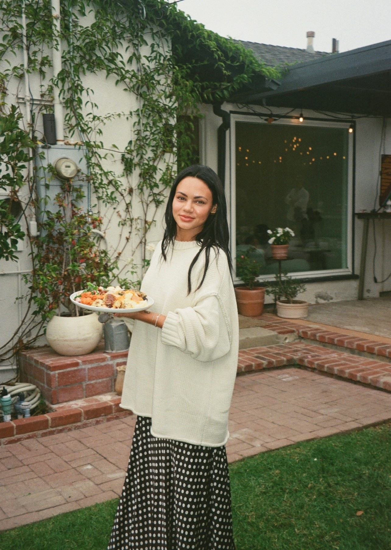 holiday outfit inspo DISSH knit sweater & Zara polka dot dress  #holidayoutfit #styleinspo #ootd 

#LTKFindsUnder100 #LTKHoliday #LTKootd