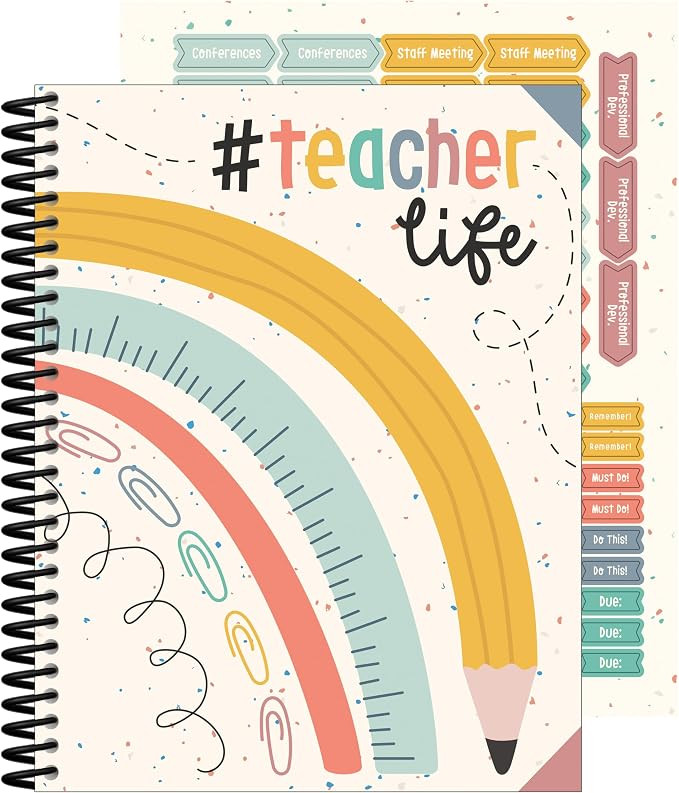 Carson Dellosa We Belong Teacher Planner 2026-2027, Undated 8" x 11" | Spiral Bound Lesson Plan B... | Amazon (US)