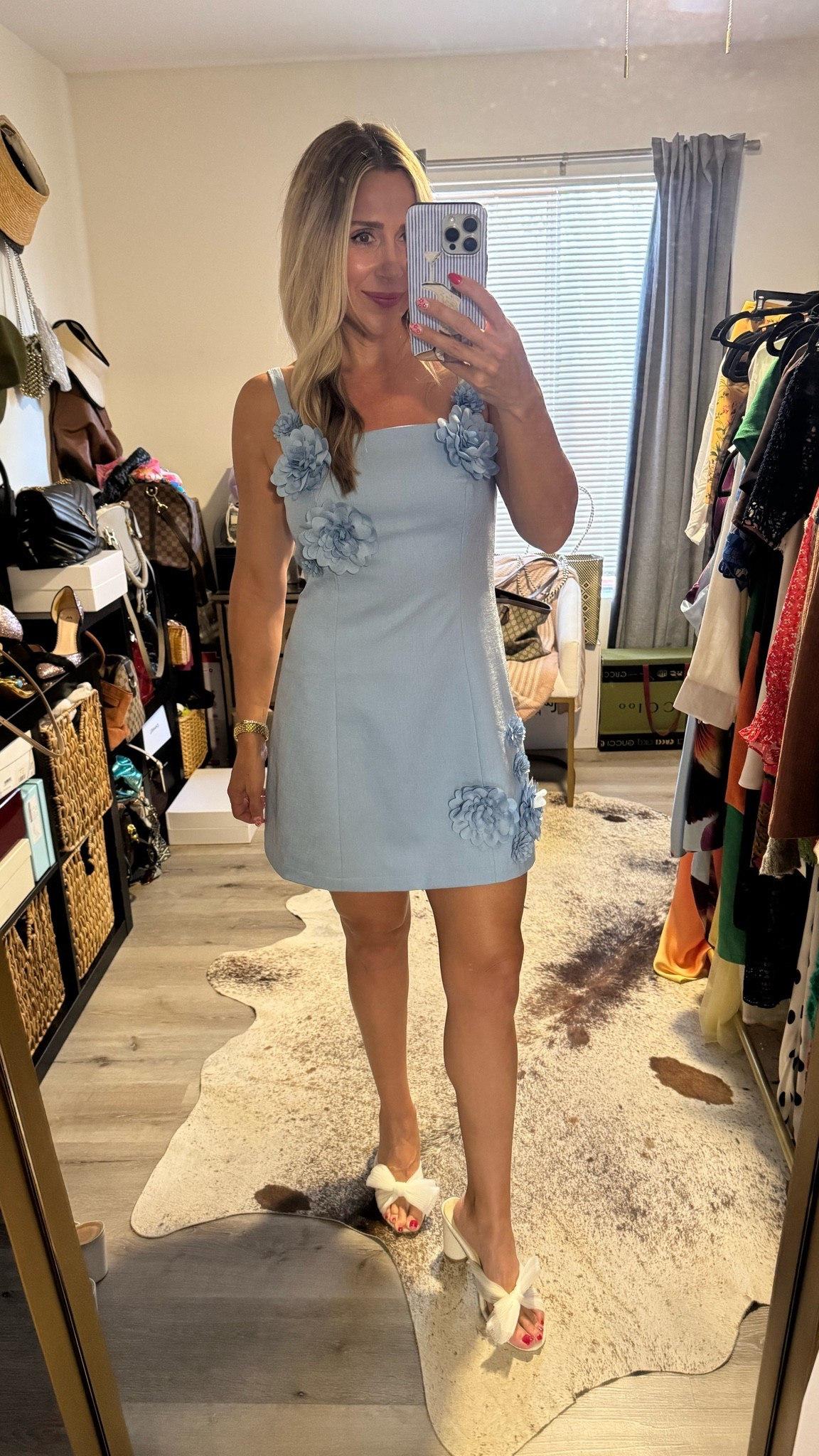 Such a fun 3d floral dress! Perfect for the baby shower I attended yesterday! So affordable but looks expensive. Paired with the cutest dupe shoes from Amazon! Runs true to size .

#LTKOver40 #LTKSeasonal #LTKootd