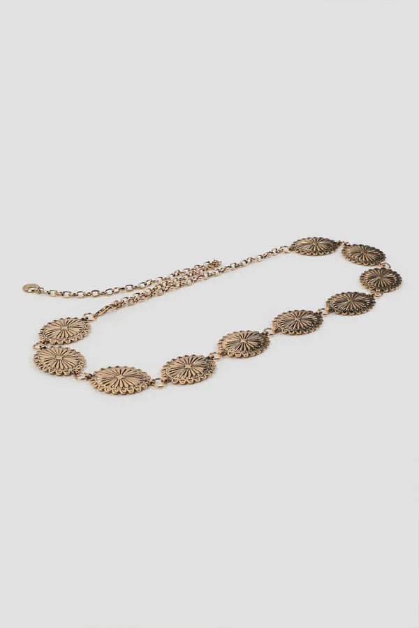 Embossed Oval Chain Belt | Ardene | Ardene