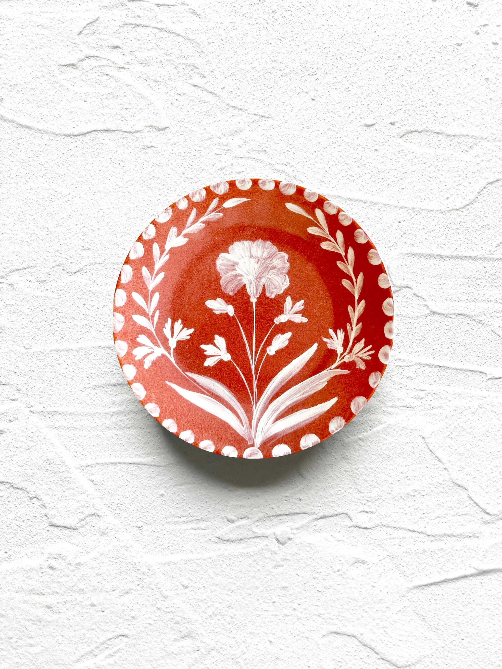 Vermillion Bloom Bread Plate | the ARK elements