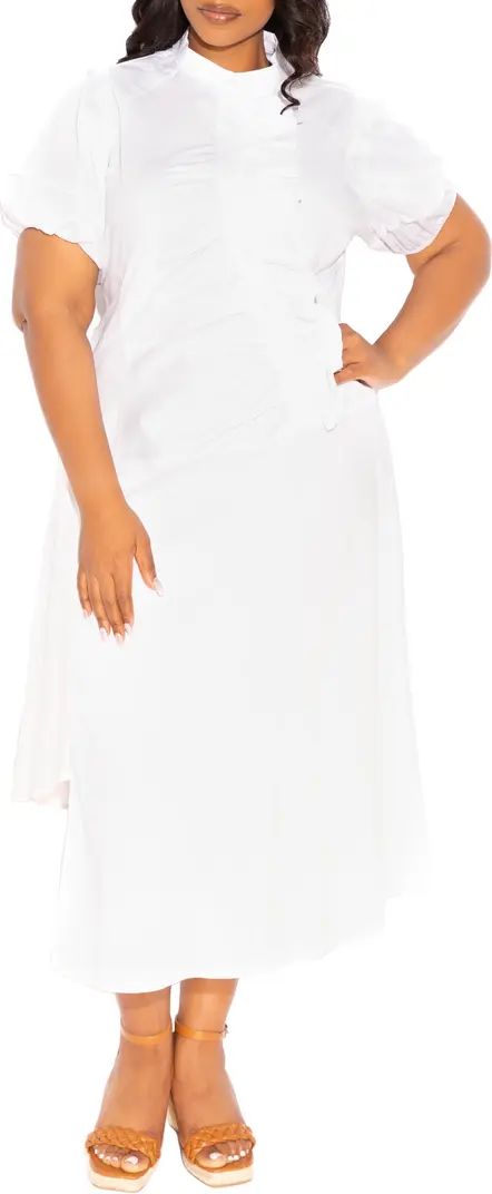 BUXOM COUTURE Asymmetric Ruffle Dress | Nordstrom | Nordstrom