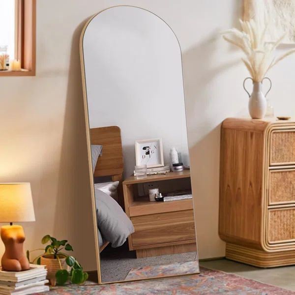 Chernyo Wood Flat Mirror | Wayfair North America