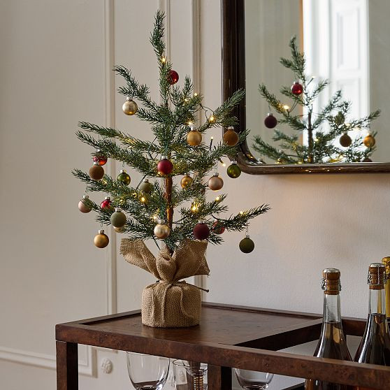 Decorated Ornament Tabletop Tree Spruce | West Elm (US)
