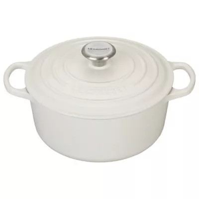Le CreusetÂ® Signature 4.5 qt. Round Dutch Oven in White | Bed Bath & Beyond