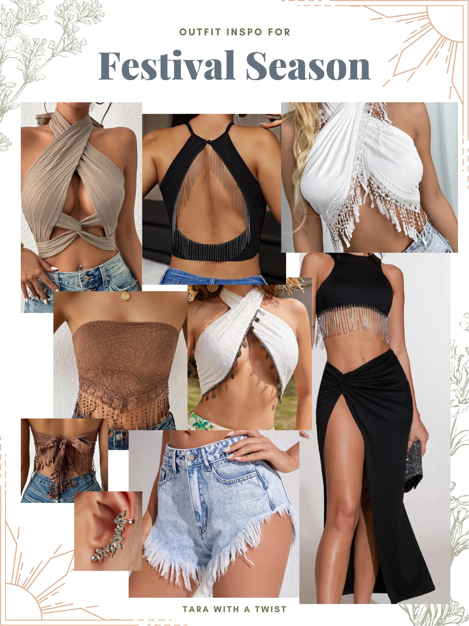 Outfit inspo for festival season! 

Festival outfit. Music festival outfit. Festival outfit ideas. Coachella. Stagecoach. Coachella outfits. Concert outfit. Country music concert. Festival outfit ideas. Festival jewelry. 

#LTKSeasonal #LTKFestival #LTKtravel
