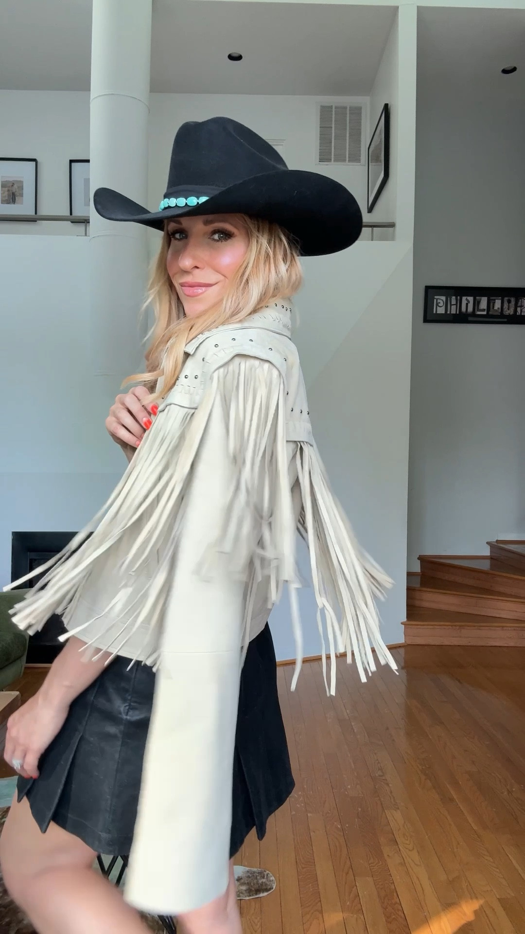 GRWM to see Zach Top. Suede fringe jacket linked 

#LTKOver40 #LTKStyleTip