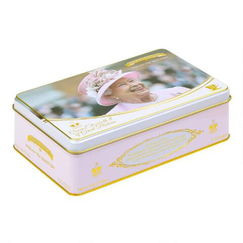 New English Teas Queen Elizabeth II Variety Tea Tin 72 Count | World Market