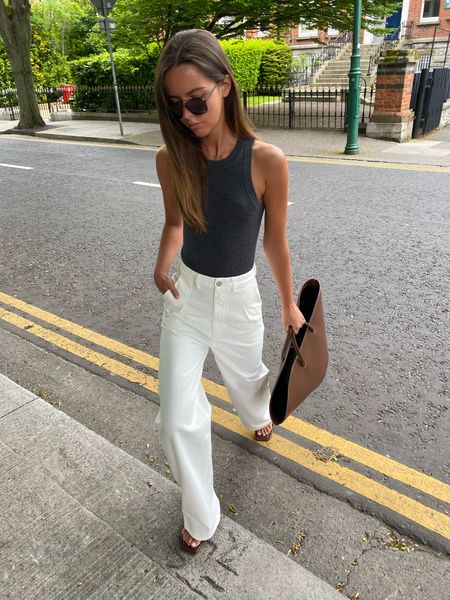 Summer style, summer outfit, white jeans, neutral outfit , minimal style 

#LTKeurope #LTKSeasonal