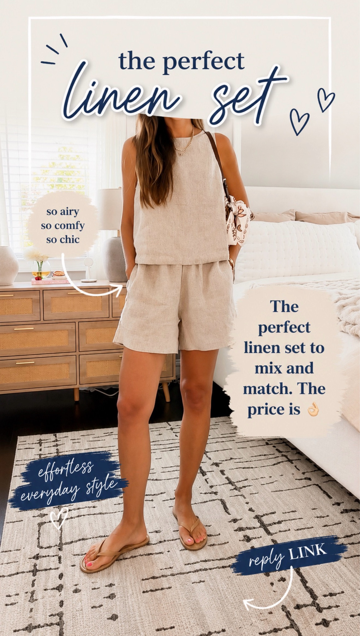 Obsessed with this linen set. Wearing size xs

#LTKootd #LTKSeasonal #LTKOver40