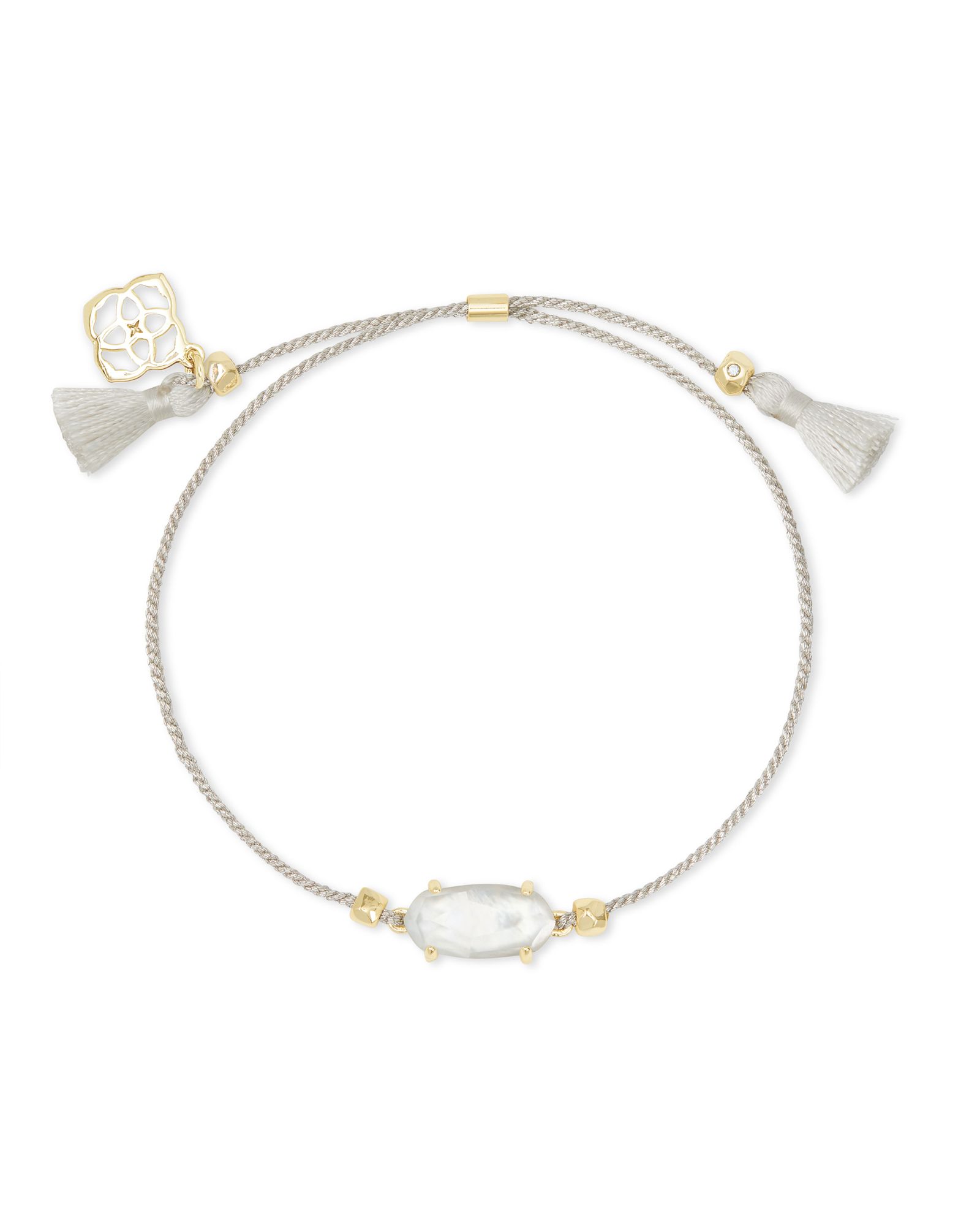 Everlyne Silver Cord Friendship Bracelet in Ivory Mother-of-Pearl | Kendra Scott