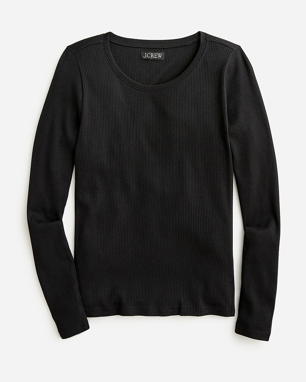 Long-sleeve crewneck T-shirt in vintage rib | J. Crew US