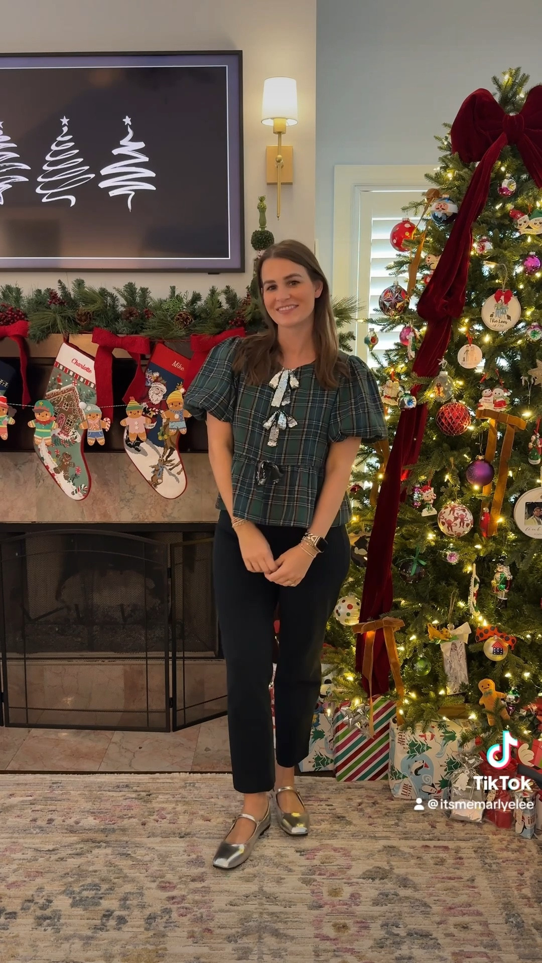 Holiday outfit that slays a Zoom call at 9am and has a cranberry margarita at 5pm✨🎄
Work wear / holiday party / holiday outfit / night to day / OOTD 

#LTKFindsUnder50 #LTKootd #LTKHoliday