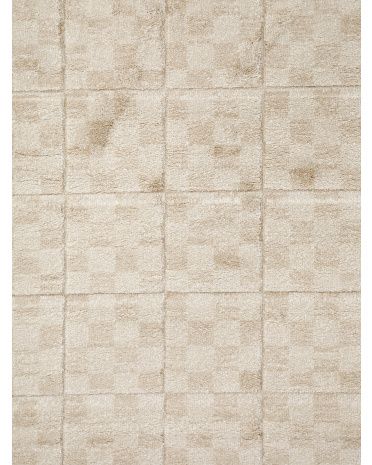 Made In Egypt 5x7 Checkered Area Rug | TJ Maxx