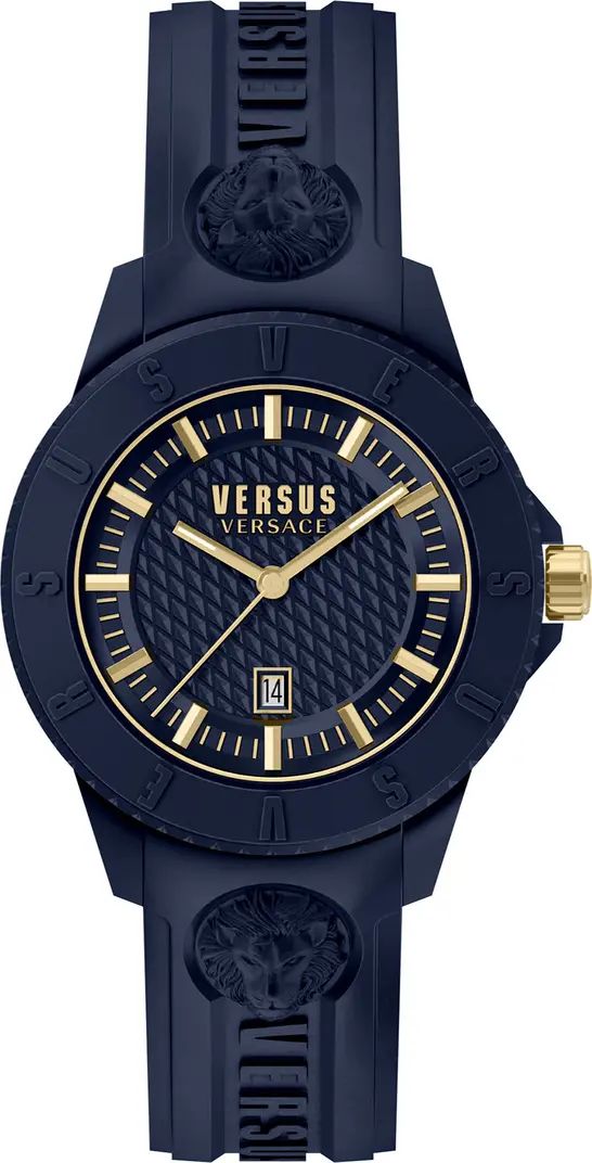 Versace Men's Tokyo R Silicone Strap Watch, 43mm x 10.5mm | Nordstrom Rack