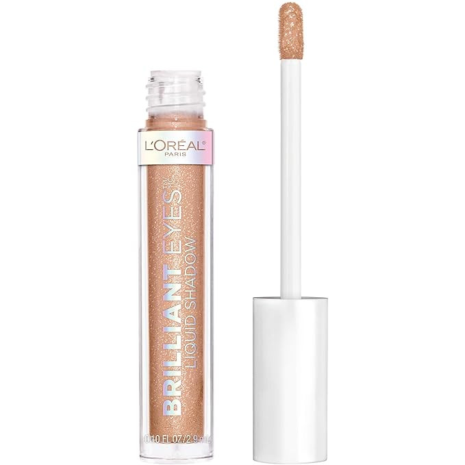 L'Oreal Paris Brilliant Eyes Shimmer Liquid Eye Shadow, Longwearing Lasting Shimmer, Crease Resis... | Amazon (US)