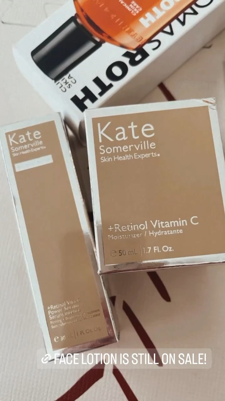 My FAVORITE Retinol products. You actually see a significant improvement in your skin. If your skin isn’t used up Retinol, start out gradually and I don’t use both at the same time! #skincare #katesomerville #retinol  

#LTKBeauty