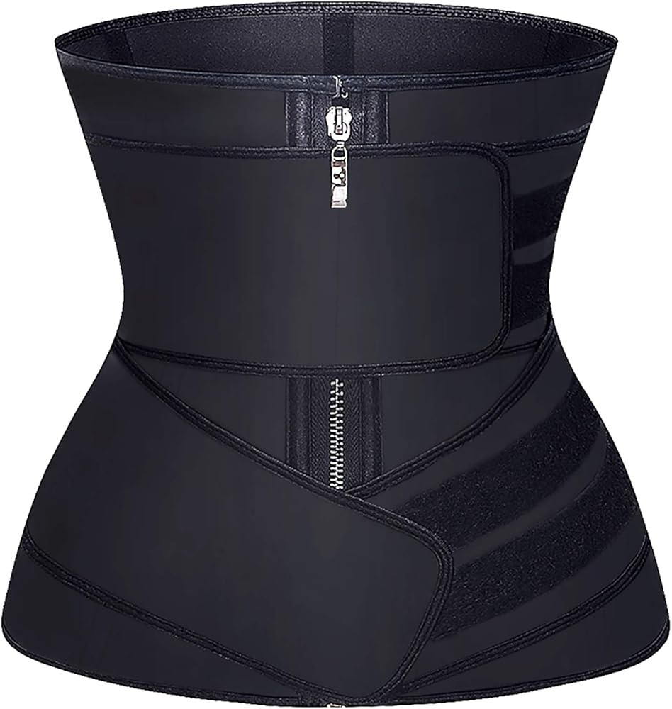 YIANNA Waist Trainer for Women Latex Underbust Double Training Belt Tummy Control Waist Cincher S... | Amazon (US)