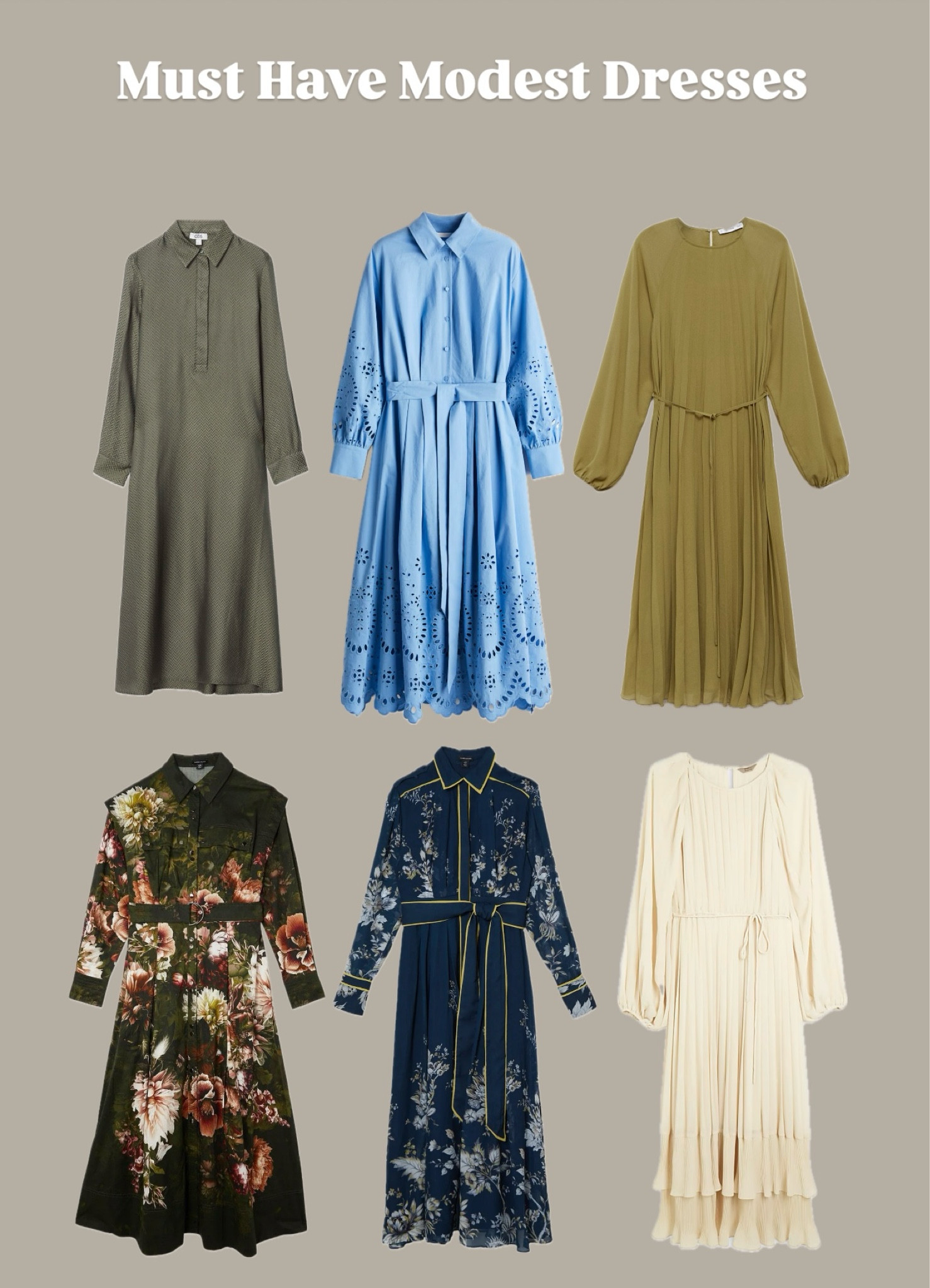 Must Have Modest Dresses 

#LTKeurope #LTKstyletip #LTKmodest