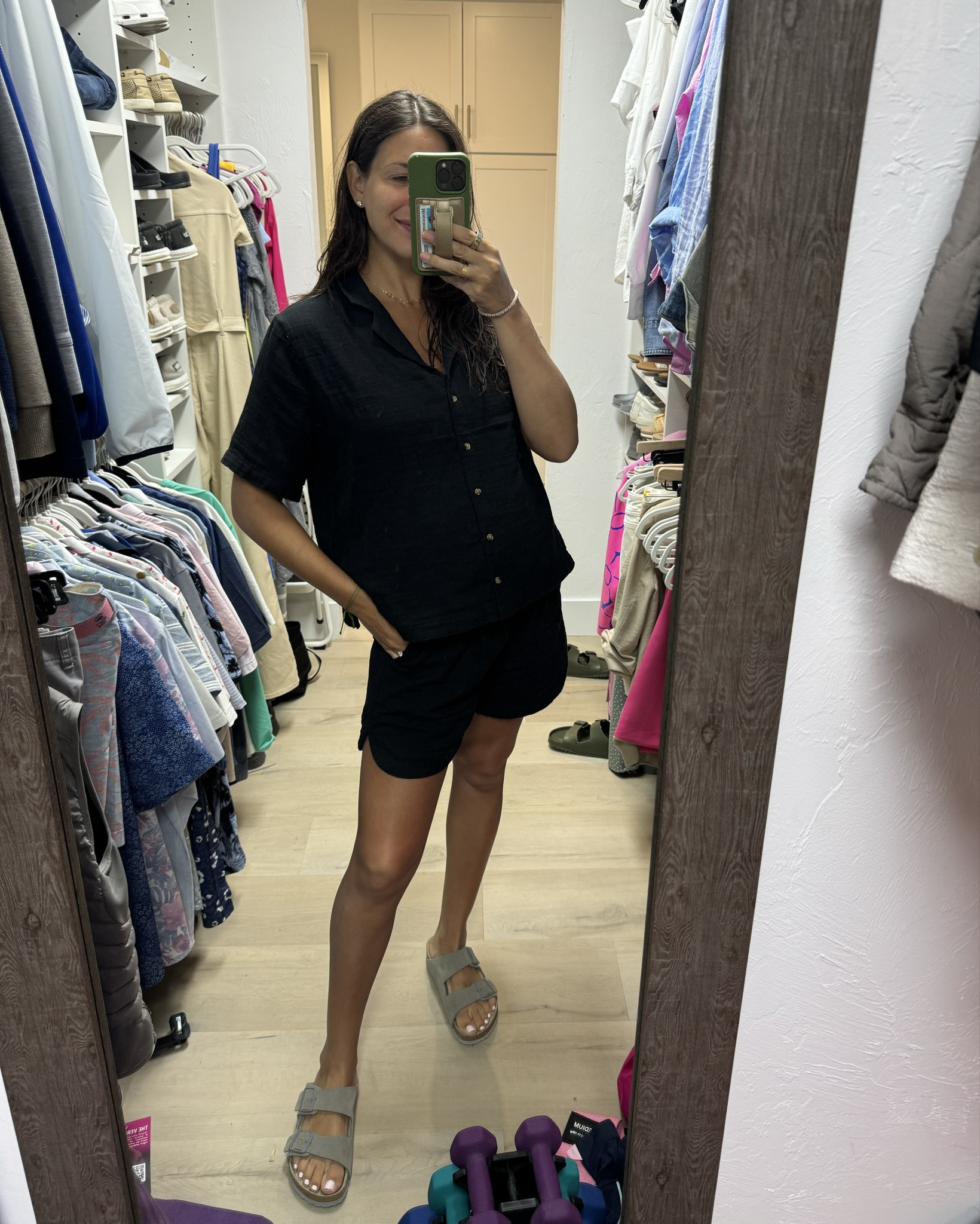 Most worn set! Took a M top for more oversized and small shorts (folded over and so comfy with the belly) 

#LTKstyletip #LTKfamily #LTKbump