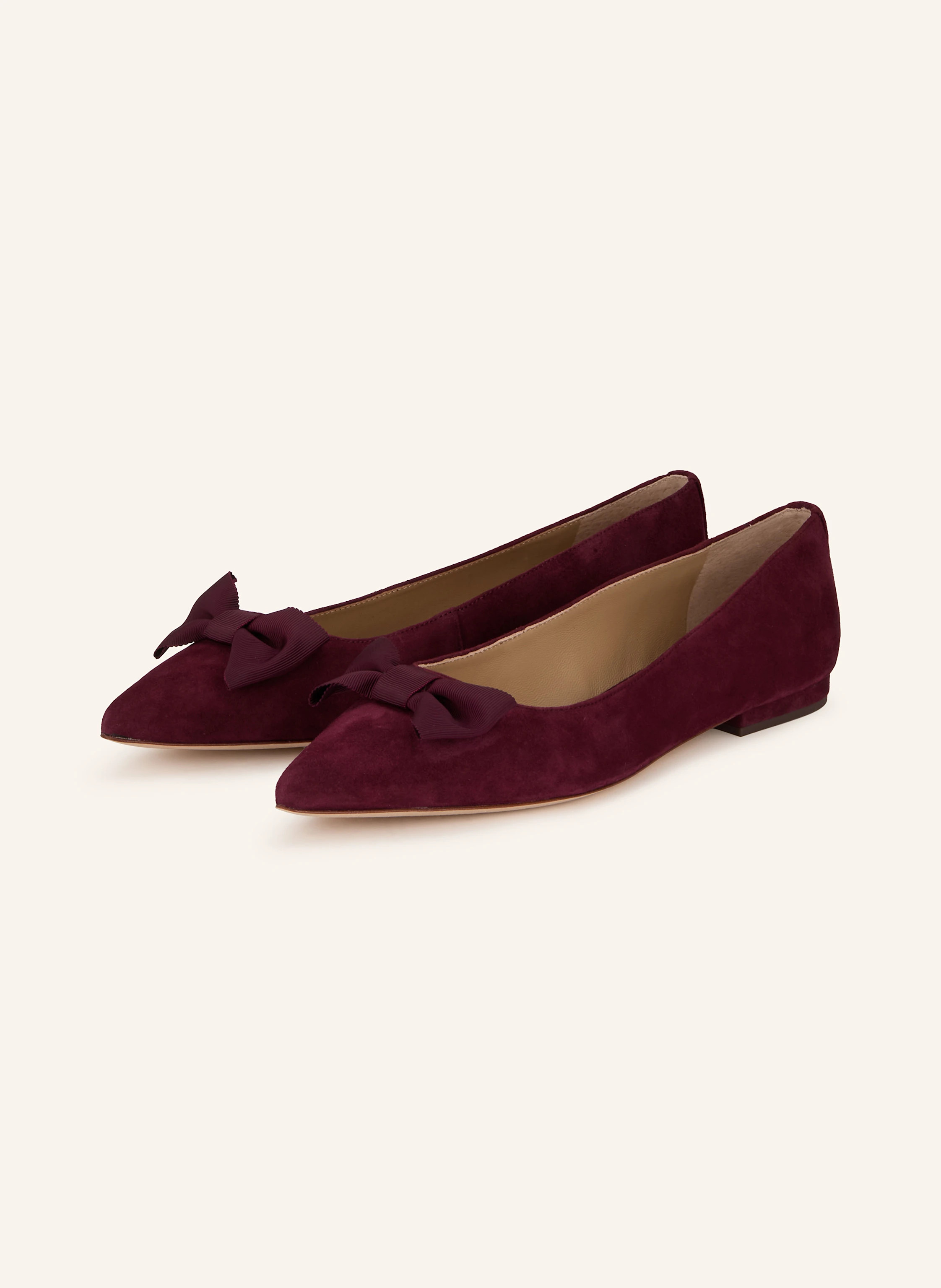 LAUREN RALPH LAUREN Ballerinas LONDYN in dunkelrot | Breuninger (DACH)