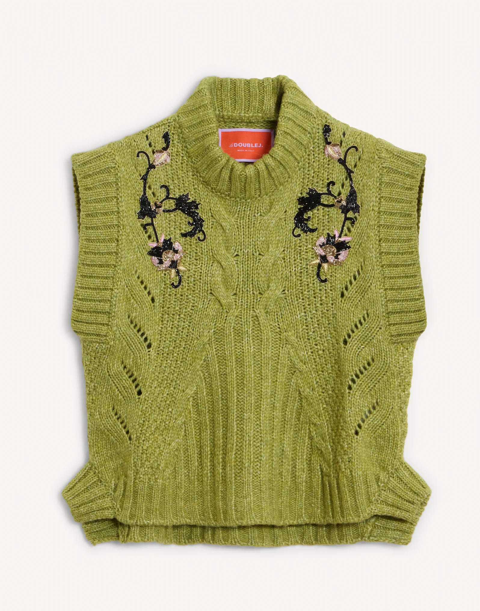 Cameo Vest in Solid Light Green for Women | La DoubleJ | La DoubleJ