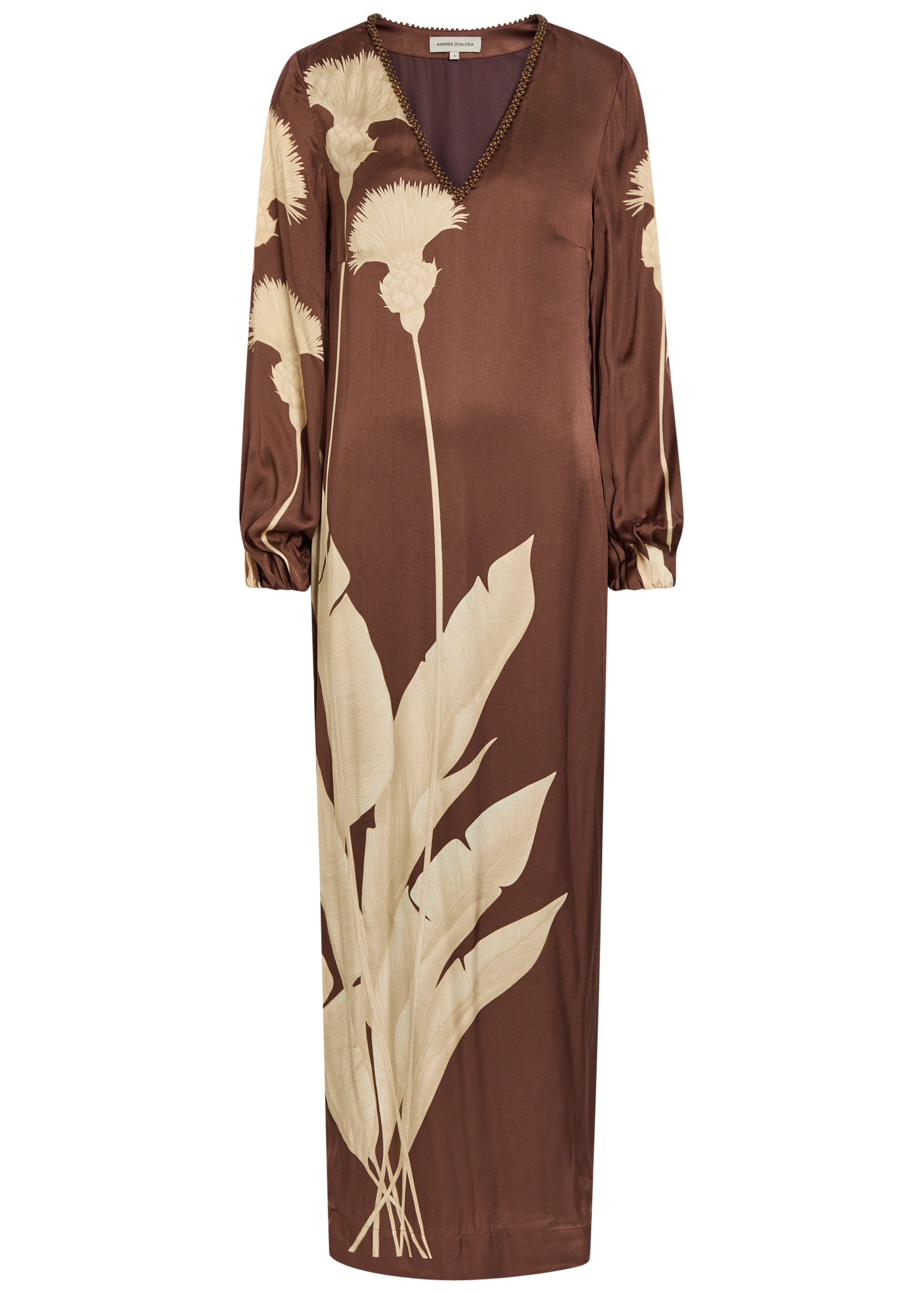 Palmas floral-print maxi tunic dress | Harvey Nichols