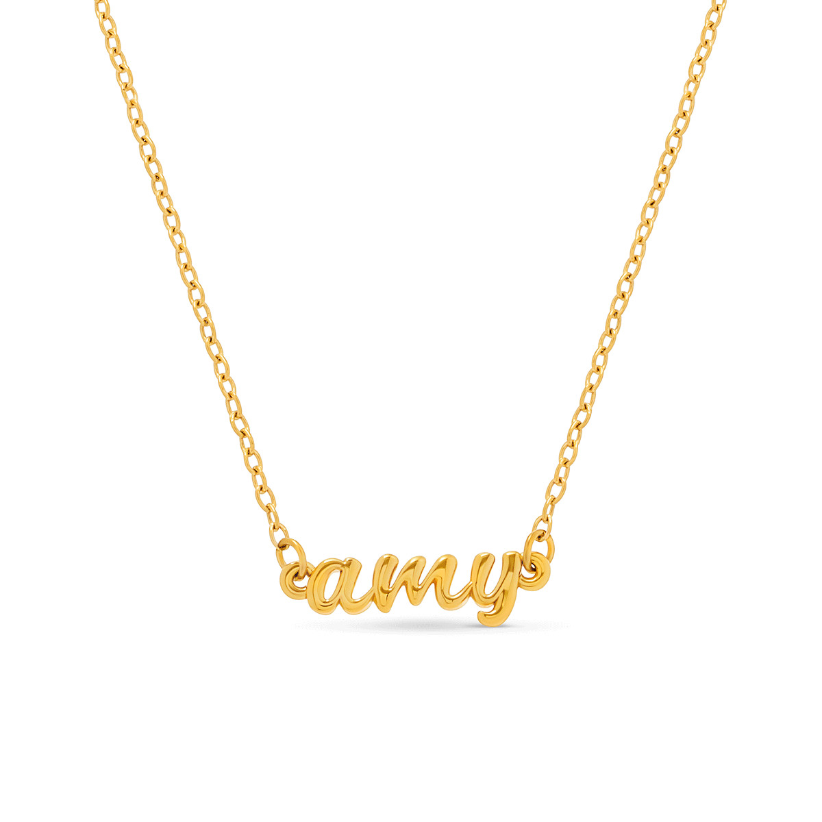 Script Name Necklace (Gold) | Abbott Lyon